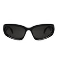 Balenciaga Sunglasses Bb0157 S 001 Justin Bieber Black/Grey Men