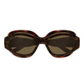 Balenciaga Sunglasses Bb0456 S 003 Brown/Brown Unisex