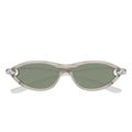 Bottega Veneta Sunglasses Bv1390 S 005 Silver Beige/Green Women