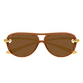 Bottega Veneta Sunglasses Bv1418 S 004 Gold/Brown Women