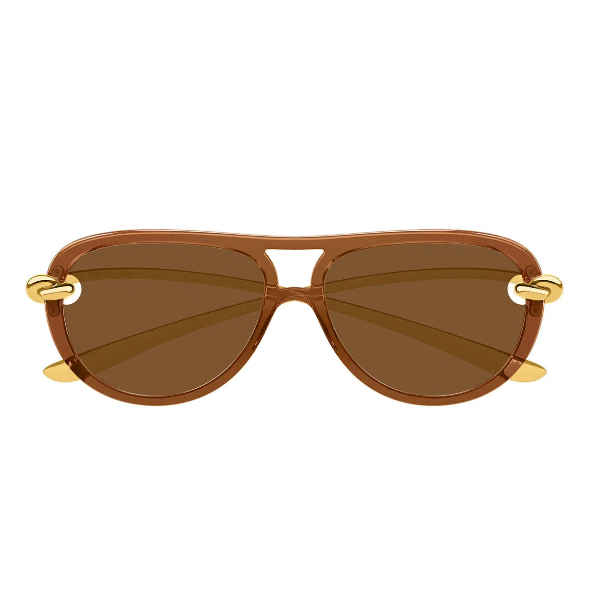 Bottega Veneta Sunglasses Bv1418 S 004 Gold/Brown Women