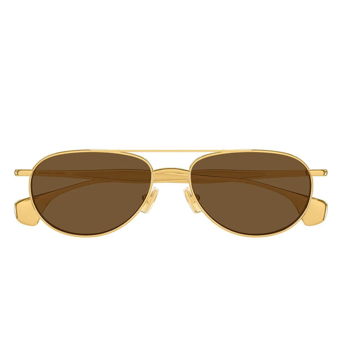 Bottega Veneta Sunglasses Bv1419 S 001 Gold/Brown Unisex