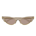 Bottega Veneta Sunglasses Bv1431 S 005 Transparent Brown/Brown Women