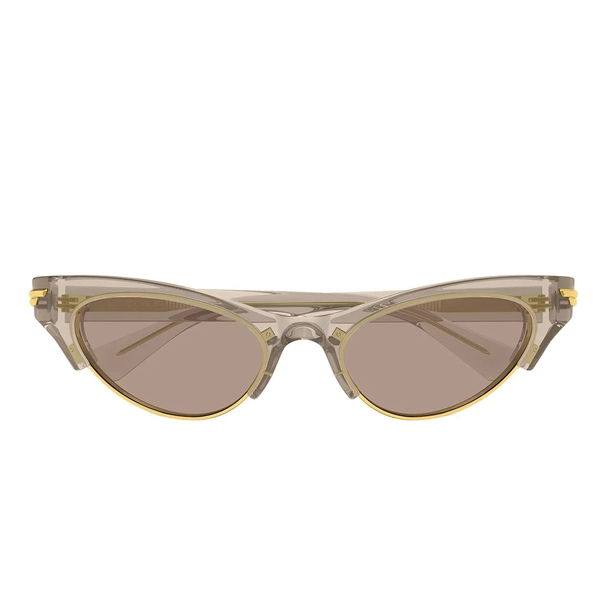 Bottega Veneta Sunglasses Bv1431 S 005 Transparent Brown/Brown Women