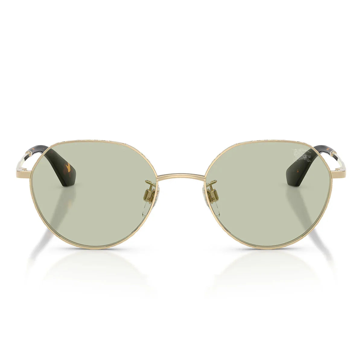 Burberry Sunglasses Be3173 D 1109/2 Light Gold/Light Green Unisex