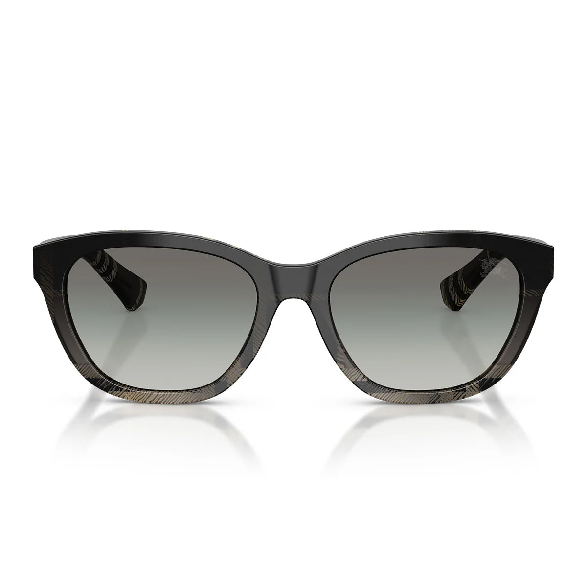 Burberry Sunglasses Be4486 42008 G Check Gradient Grey/Smoky Grey Women
