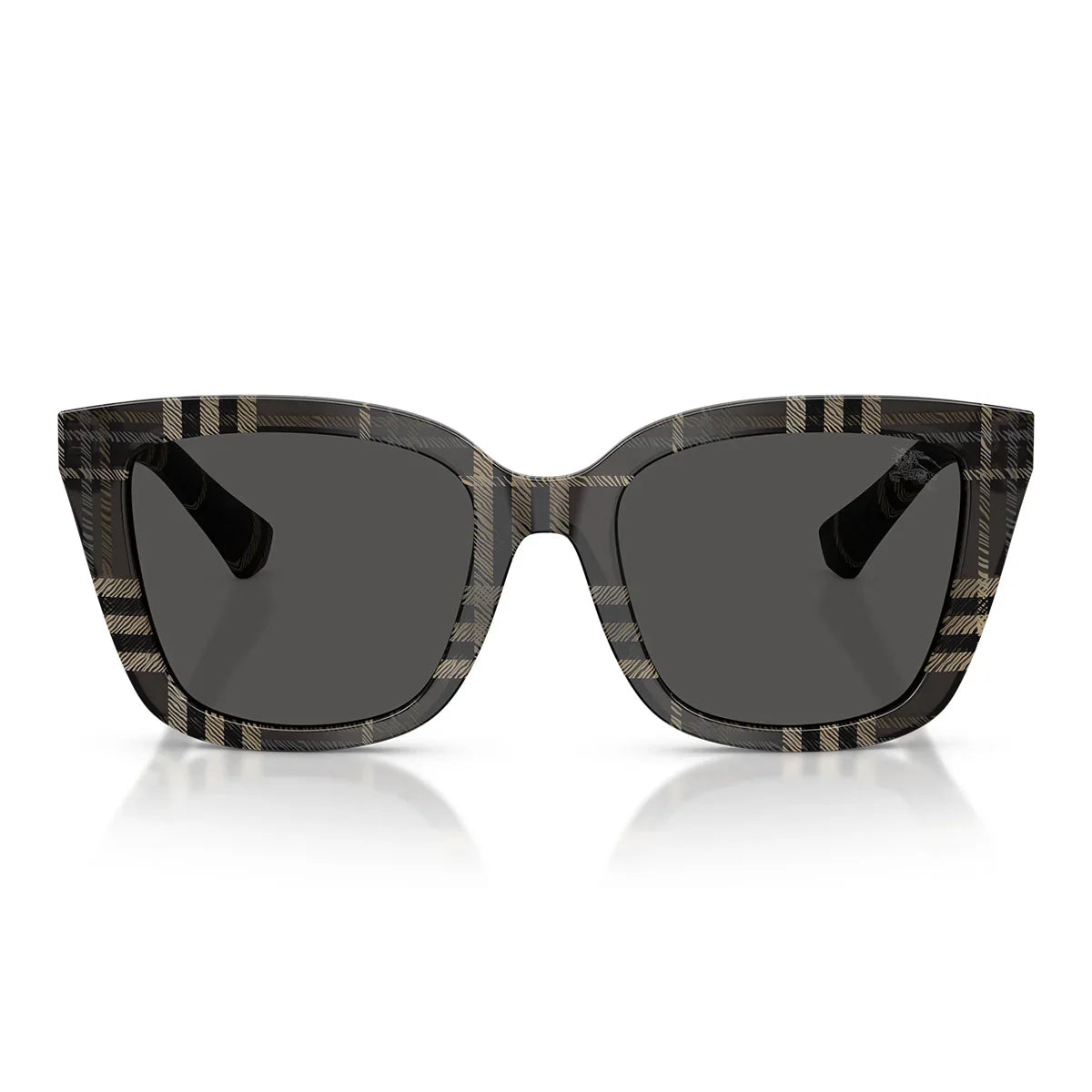 Burberry Sunglasses Be4487 419987 Check Grey/Dark Grey Women