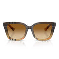 Burberry Sunglasses Be4487 420213 Check Gradient Sand/Brown Gradient Women
