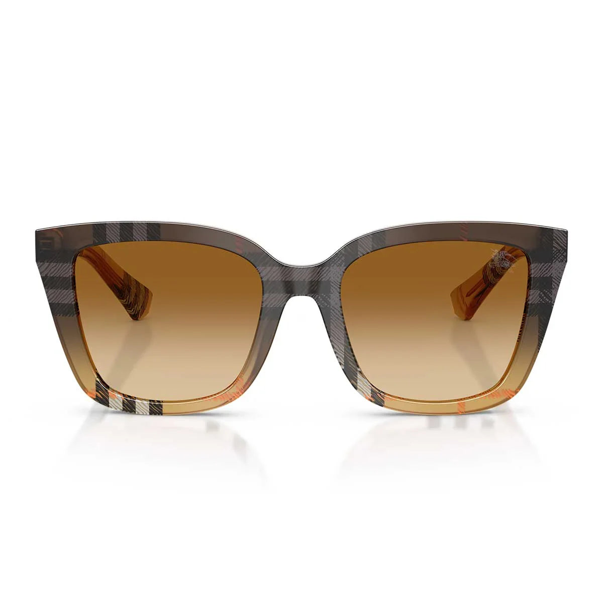 Burberry Sunglasses Be4487 420213 Check Gradient Sand/Brown Gradient Women