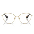 Burberry Prescription Glasses Be1398 1109 Light Gold/Transparent Women