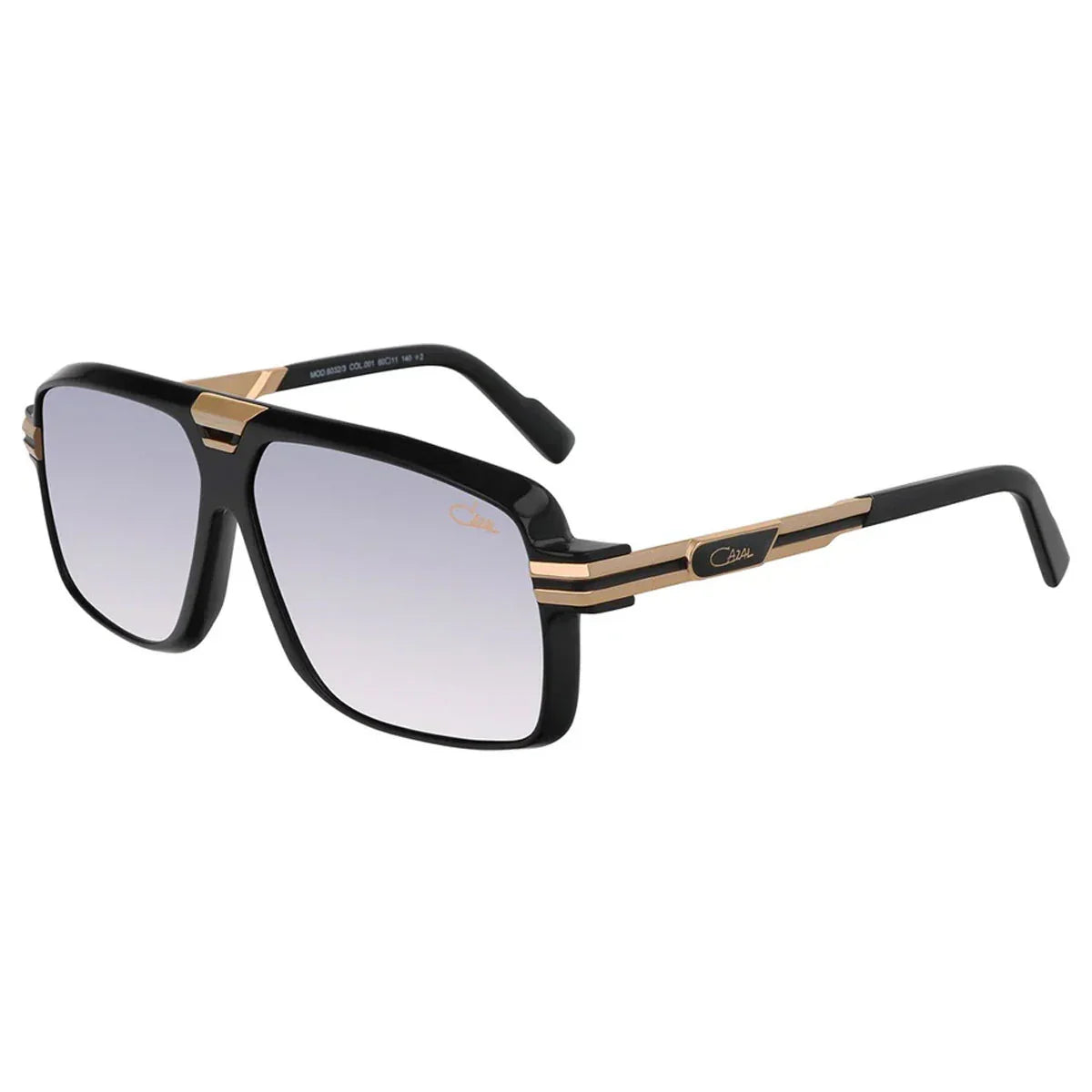 Cazal Sunglasses Cazal 6032 001 Black/Smoky Gray Unisex