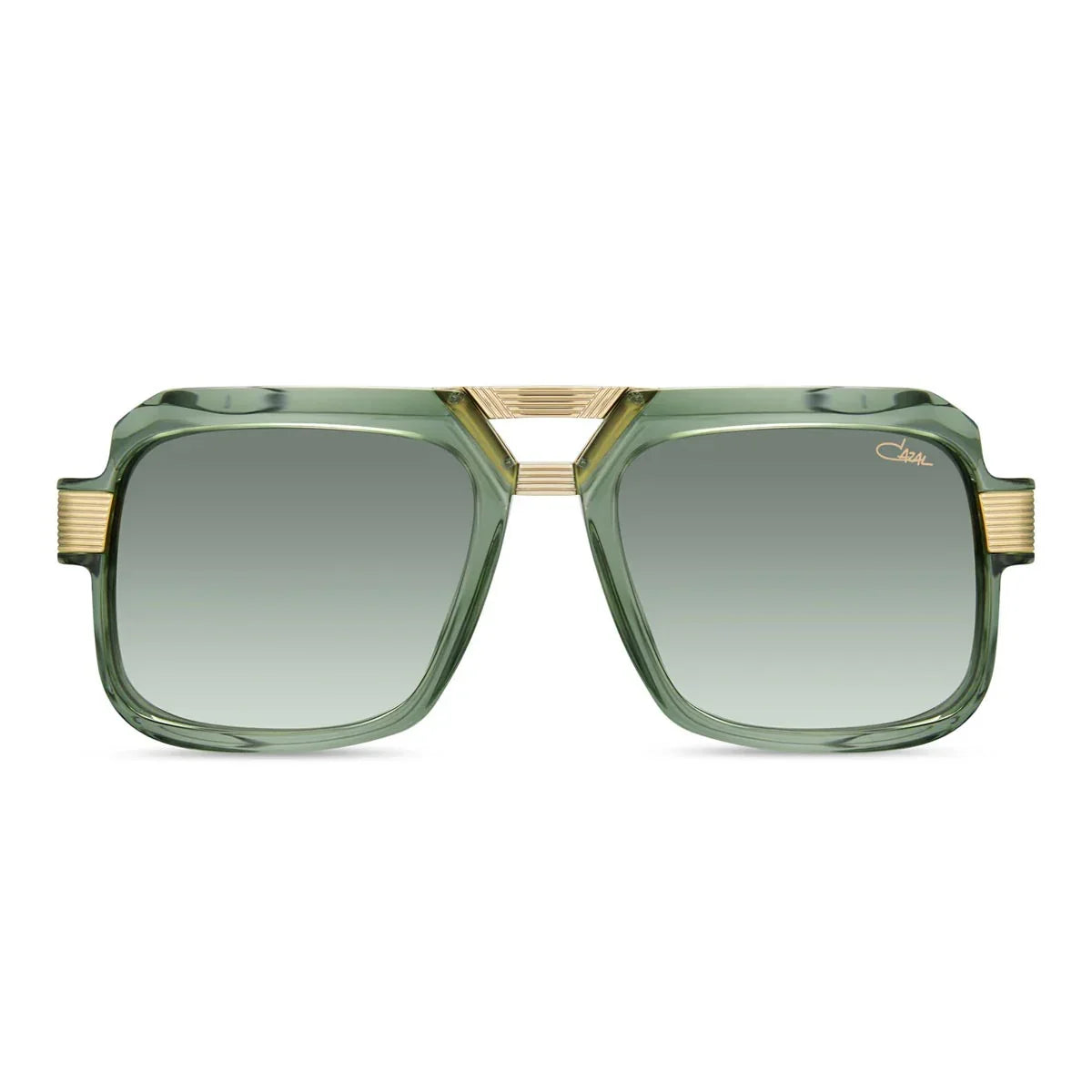 Cazal Sunglasses Cazal 669 004 Transparent Green/Gradient Green Unisex
