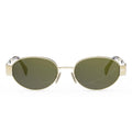 Celine Sunglasses Cl40235 U 30 N Gold/Green Unisex