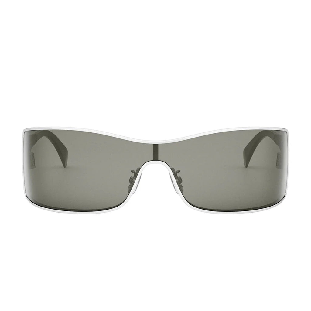 Celine Sunglasses Cl40283 U 16 A Triomphe Maxi Metal Silver/Gray Women