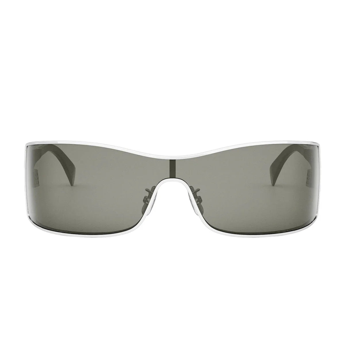 Celine Sunglasses Cl40283 U 16 A Triomphe Maxi Metal Silver/Gray Women