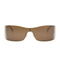 Celine Sunglasses Cl40283 U 30 E Triomphe Maxi Metal Gold/Brown Women
