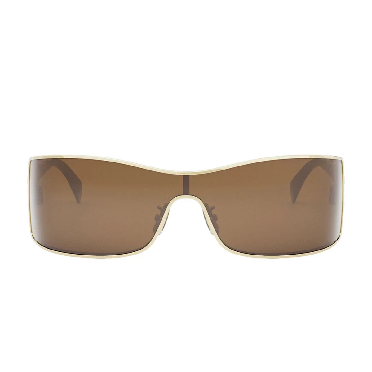 Celine Sunglasses Cl40283 U 30 E Triomphe Maxi Metal Gold/Brown Women