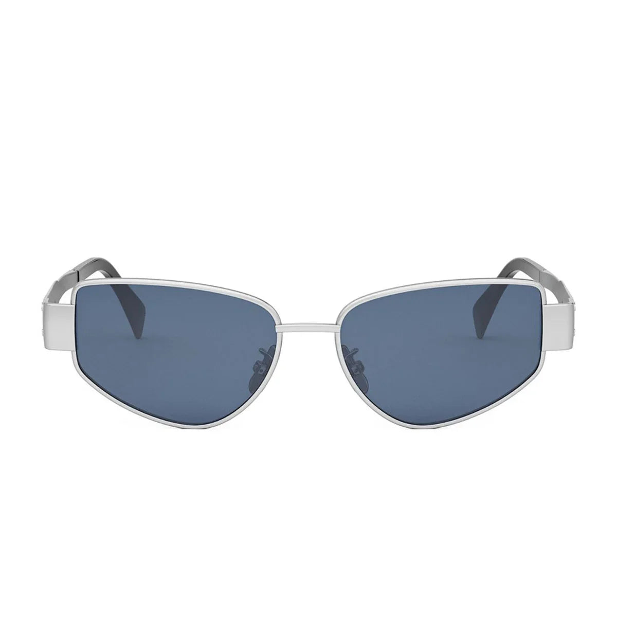 Celine Sunglasses Cl40293 U 16 V Triomphe Silver/Blue Unisex