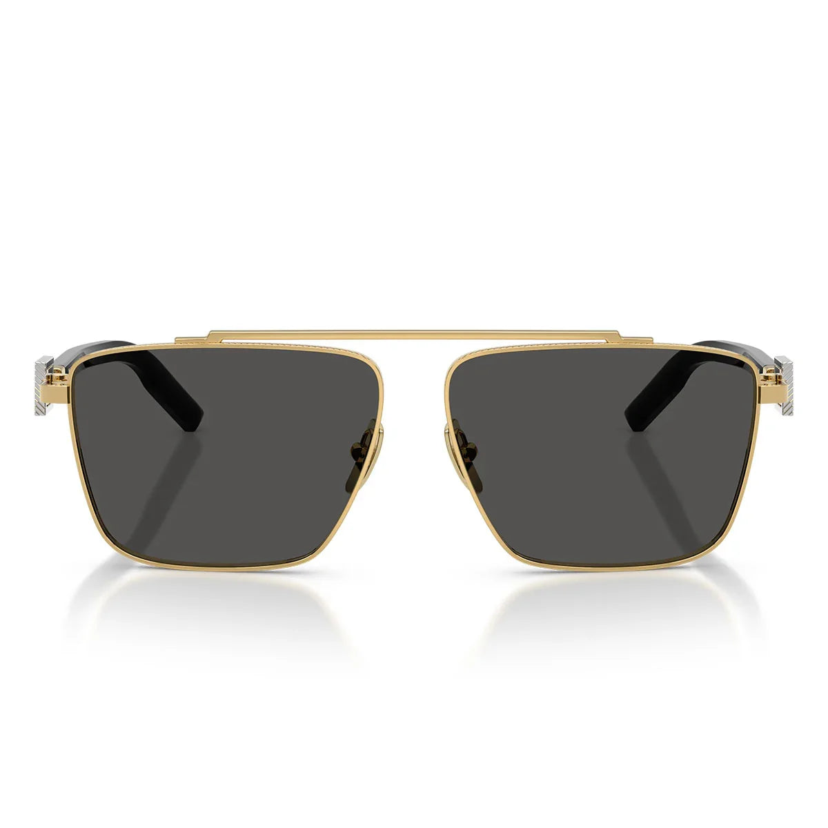 Dolce & Gabbana Sunglasses Dg2336 02/87 Gold/Dark Grey Men