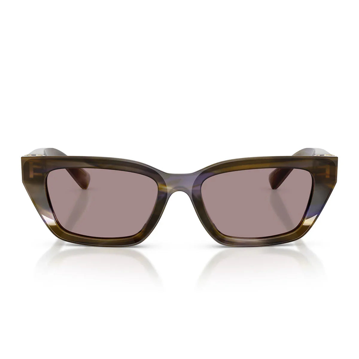 Dolce & Gabbana Sunglasses Dg4532 3447 La Striped Olive Green/Purple Women