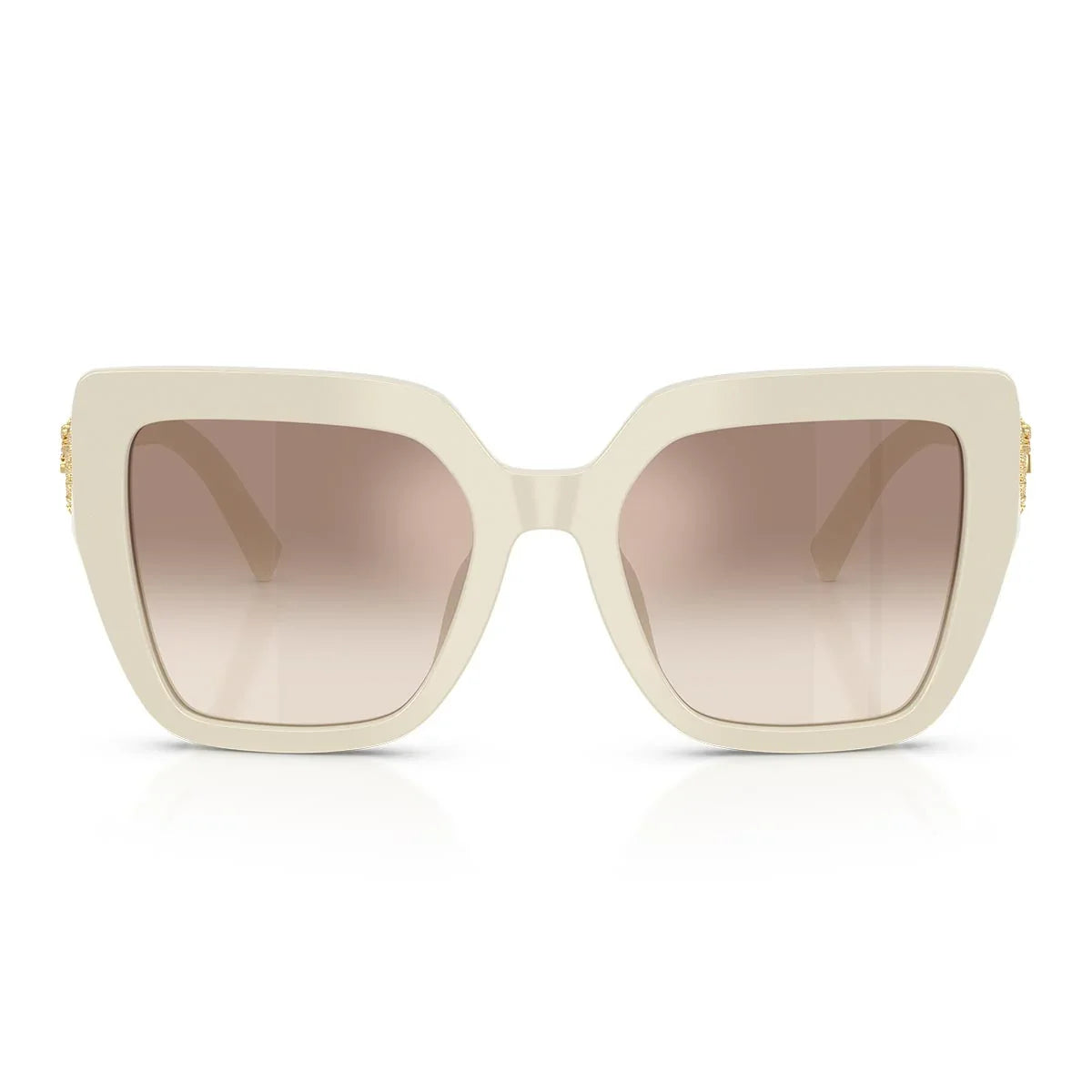 Dolce & Gabbana Sunglasses Dg4538 331294 X Devotion Cream/Transparent Brown Gradient Women
