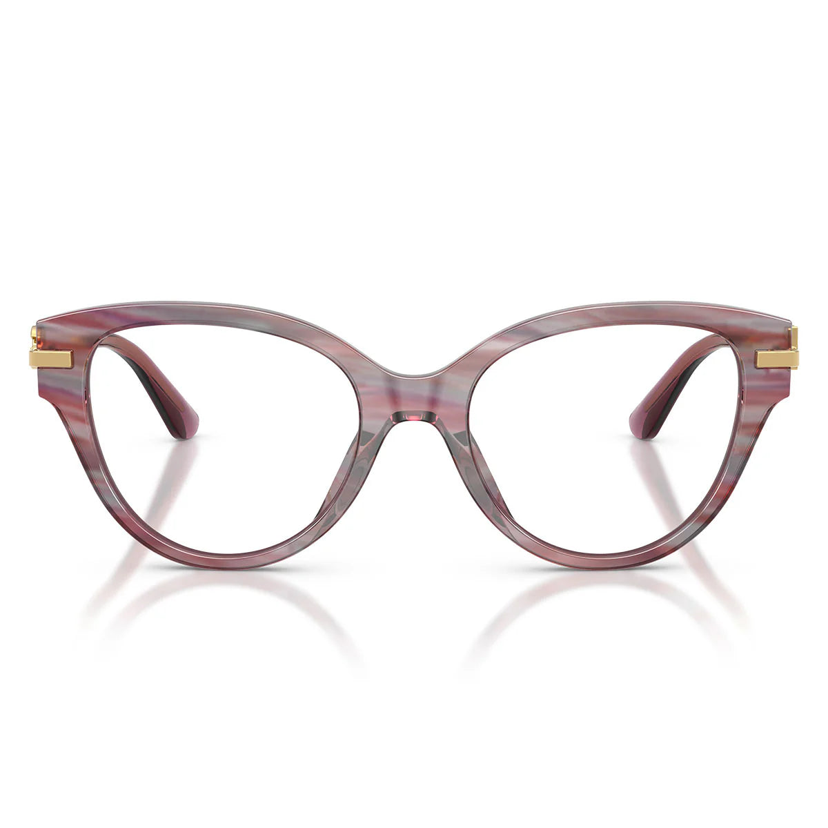 Dolce & Gabbana Eyeglasses Dg3438 3474 Striated Purple/Transparent Women