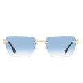 Dsquared2 Sunglasses D2 0102/S Lks Gold/Light Blue Unisex