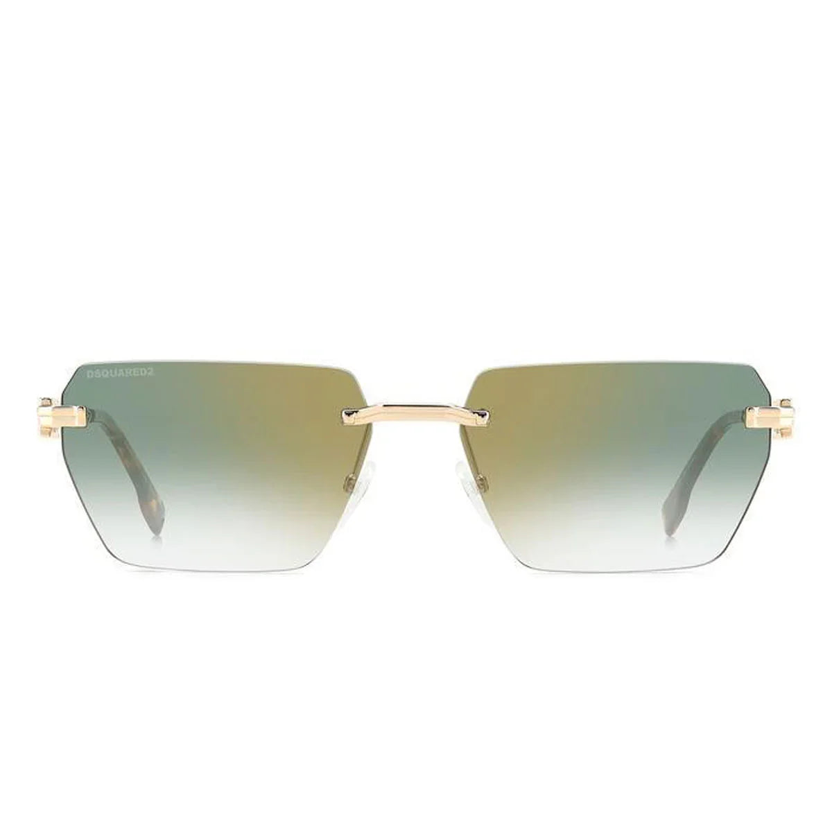 Dsquared2 Sunglasses D2 0102/S Pef Gold/Green Gradient Unisex