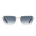 Dsquared2 Sunglasses D2 0102/S 01008 Silver/Smoky Blue Unisex