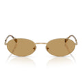 Emporio Armani Sunglasses Ea2175 300273 Matte Pale Gold/Brown Men