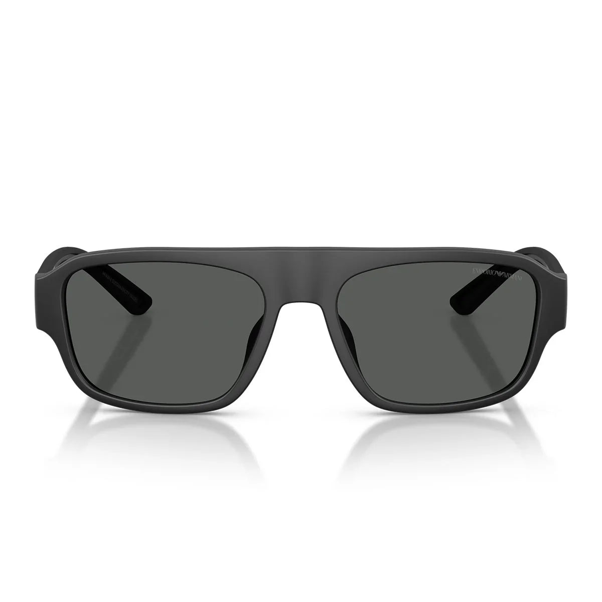 Emporio Armani Sunglasses Ea4266 U 500187 Matte Rubberized Black/Dark Gray Men