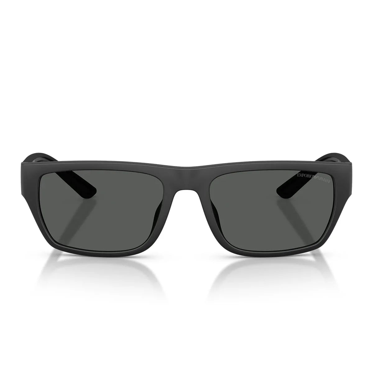 Emporio Armani Sunglasses Ea4267 U 500187 Matte Rubberized Black/Dark Gray Men