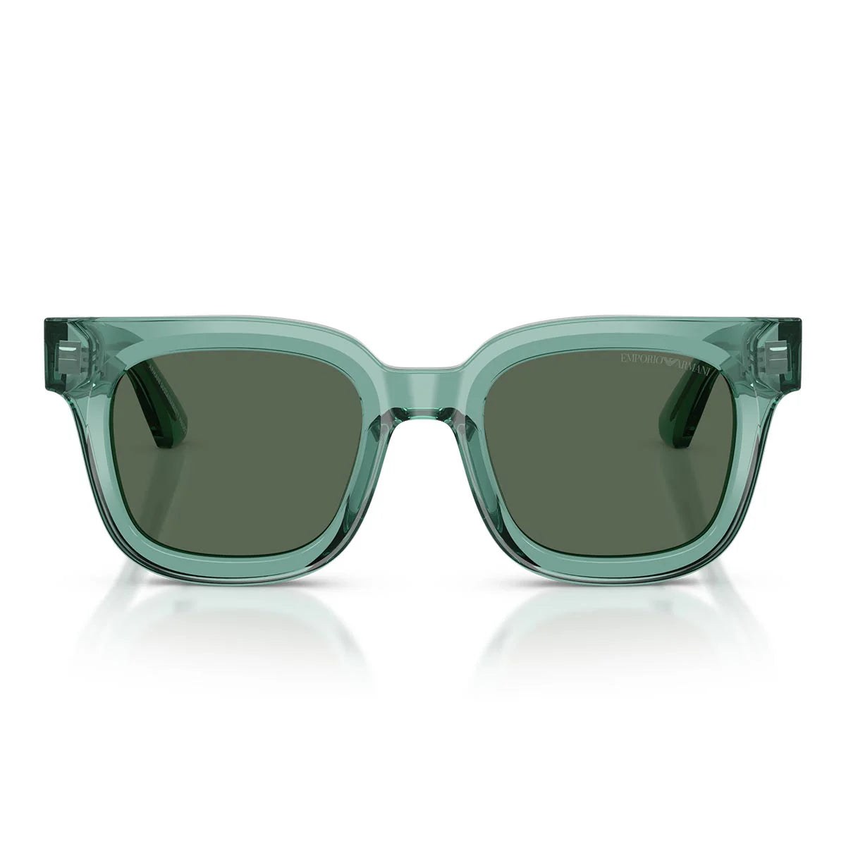 Emporio Armani Sunglasses Ea4271 636571 Glossy Transparent Green/Dark Green Women