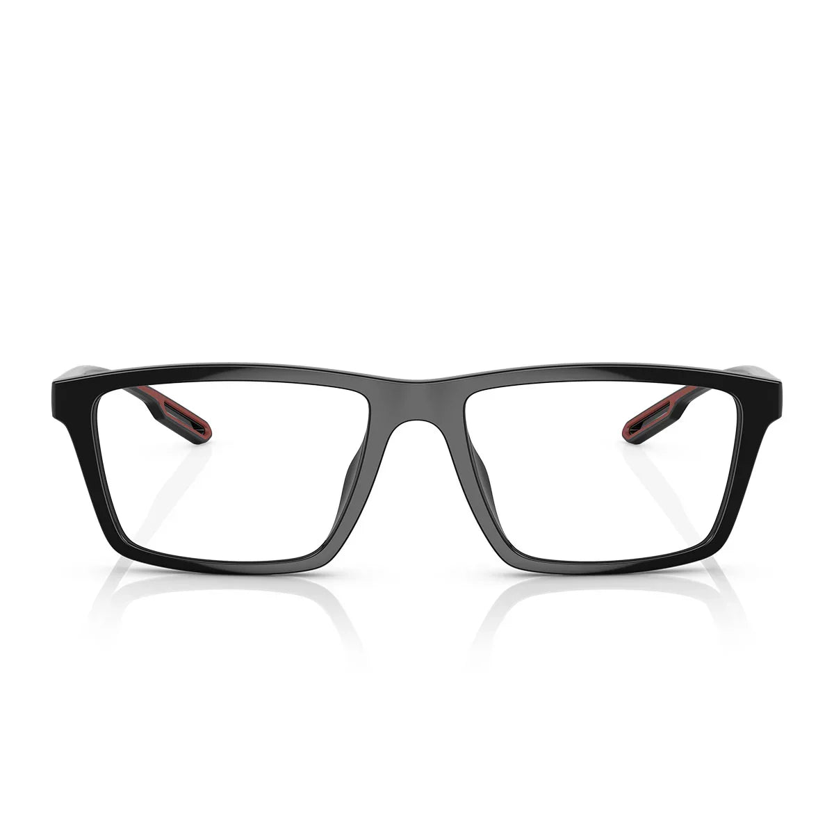 Emporio Armani Prescription Glasses Ea4189 U 50171 W Glossy Black/Transparent With 2 Clips Men