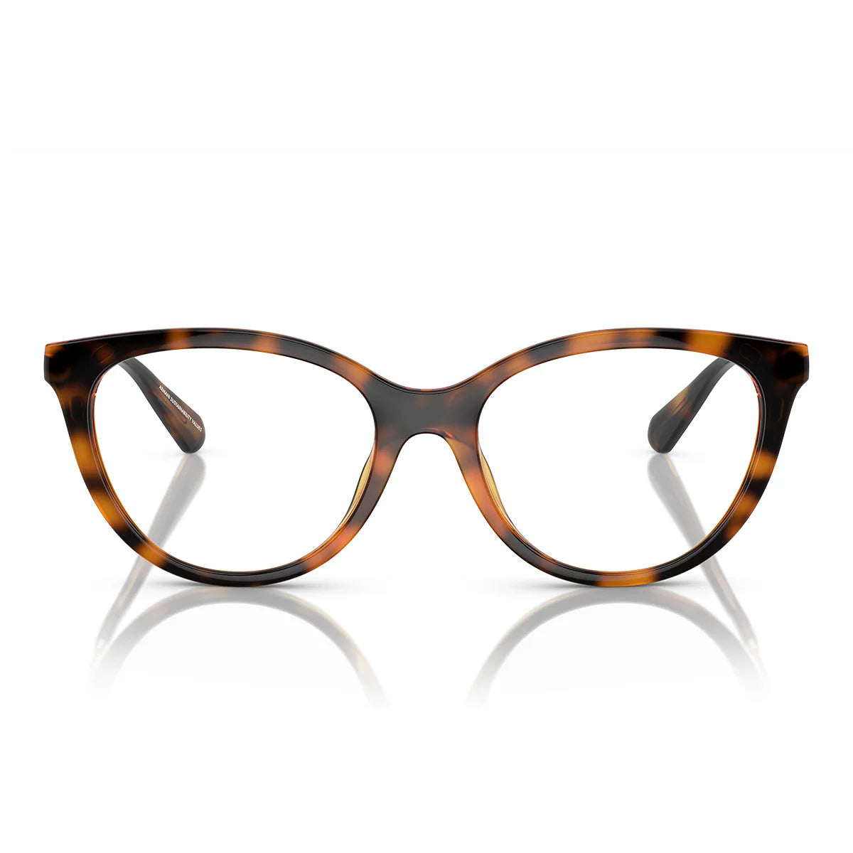 Emporio Armani Prescription Glasses Ea4213 U 50261 W Glossy Brown/Transparent With 2 Clips Women