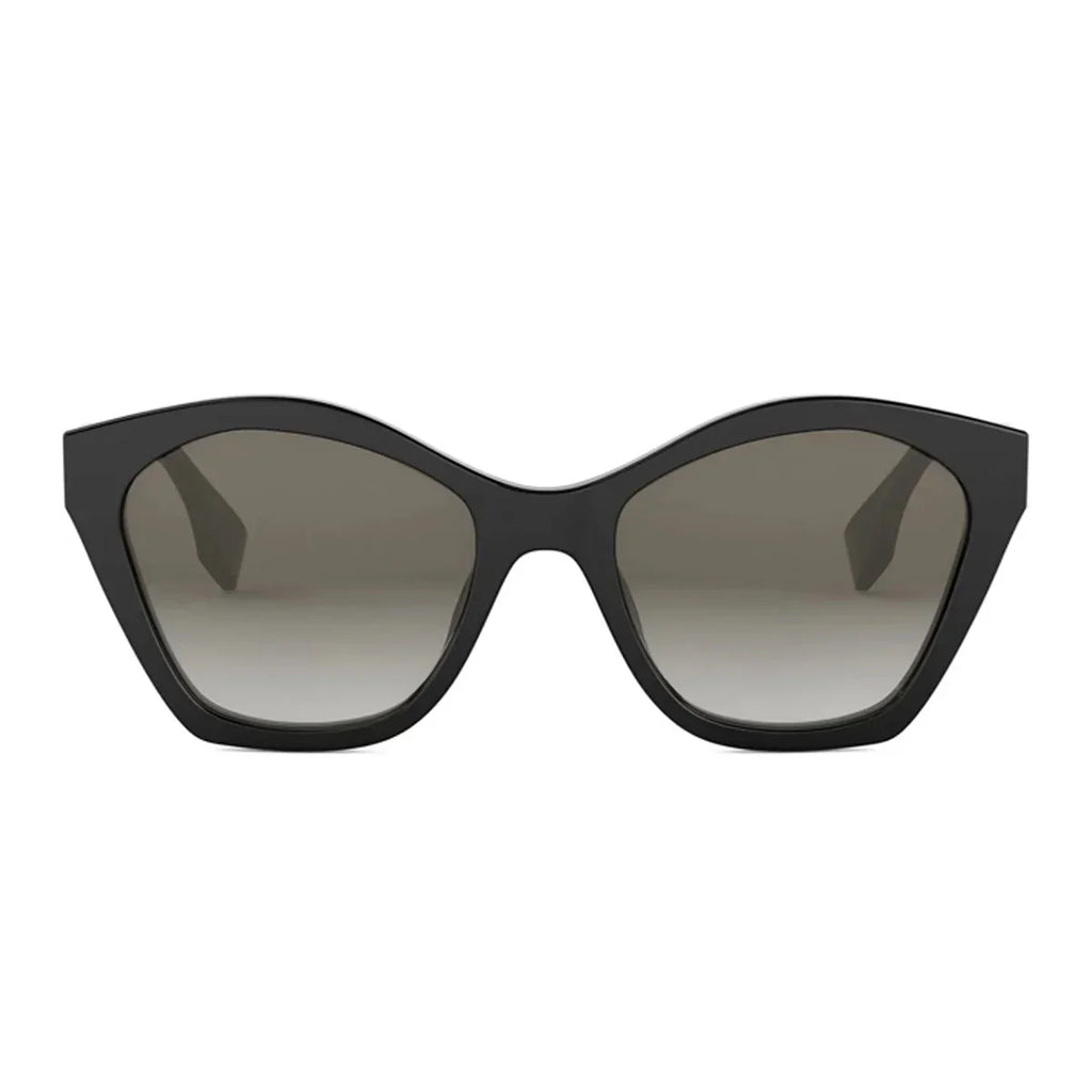 Fendi Lettering Black Butterfly Sunglasses
