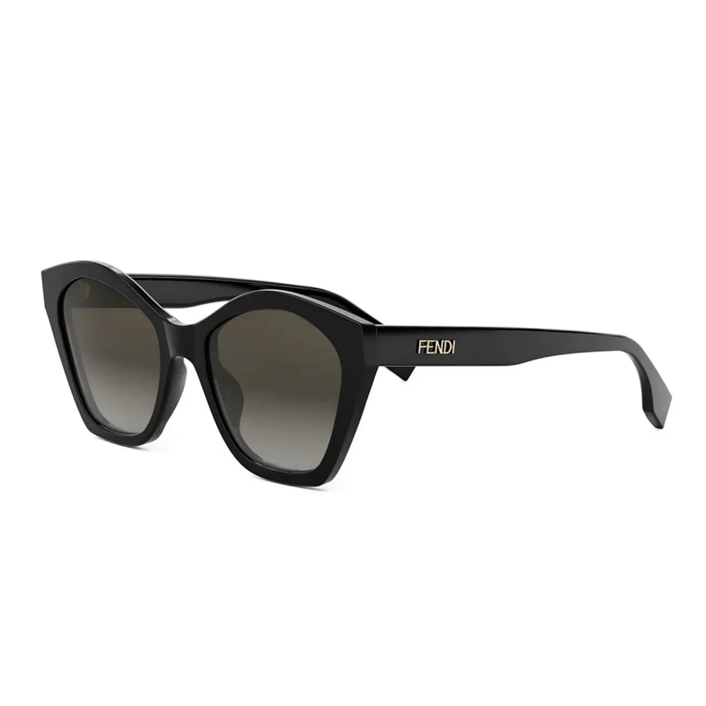 Fendi Lettering Black Butterfly Sunglasses