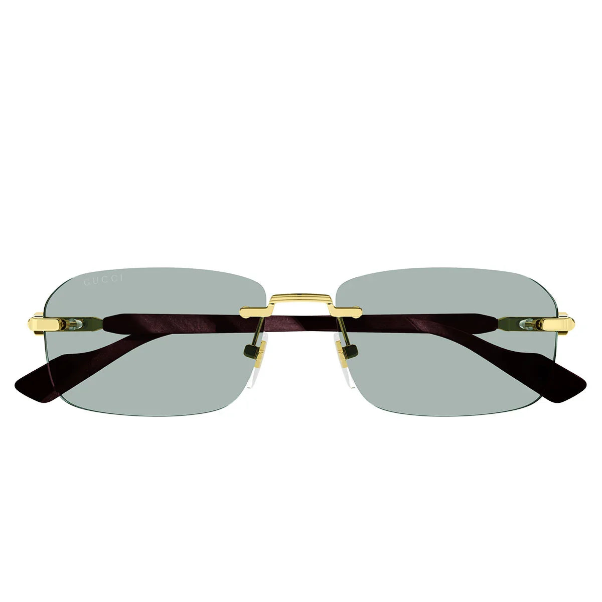 Gucci Sunglasses Gg1221 S 003 Gold/Green Men