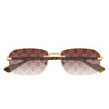 Gucci Sunglasses Gg1221 S 004 Gold/Red Men