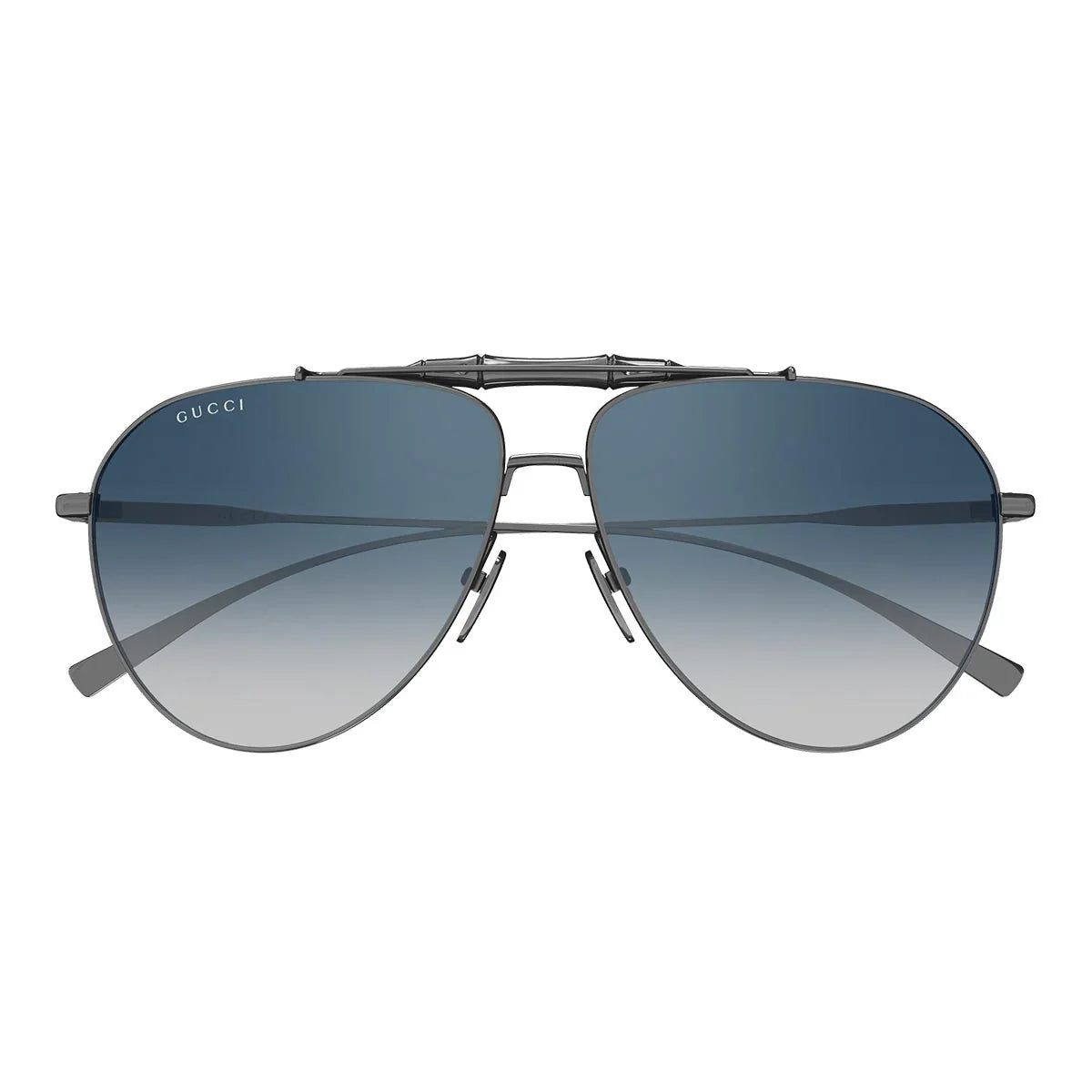 Gucci Sunglasses Gg2064 S 003 Ruthenium/Blue Men