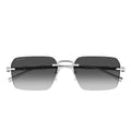 Gucci Sunglasses Gg2154 S 002 Silver/Gradient Grey Men