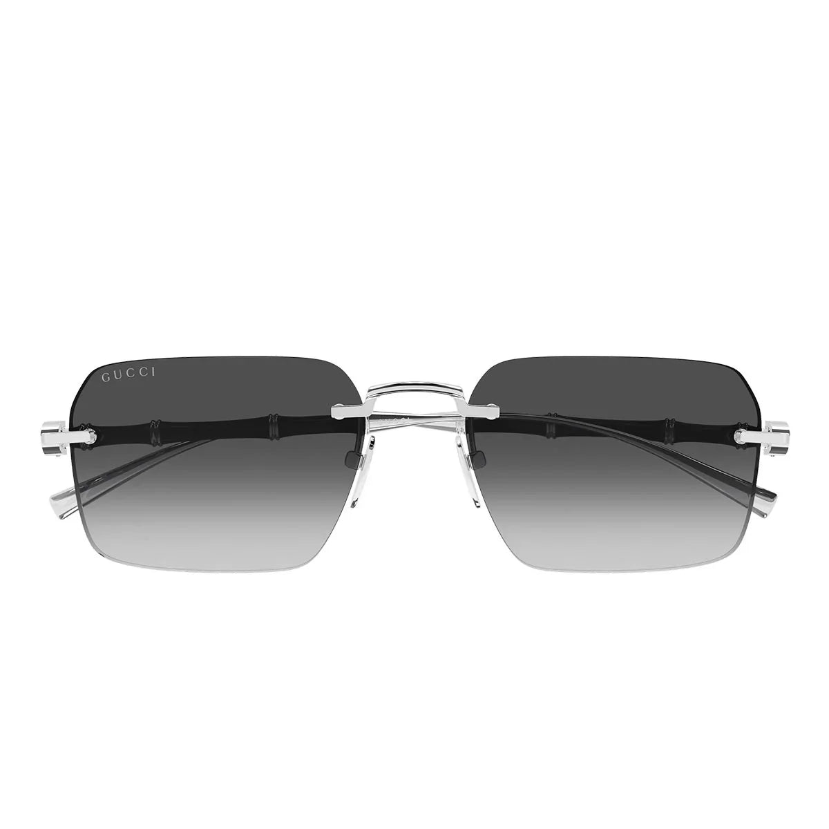 Gucci Sunglasses Gg2154 S 002 Silver/Gradient Grey Men