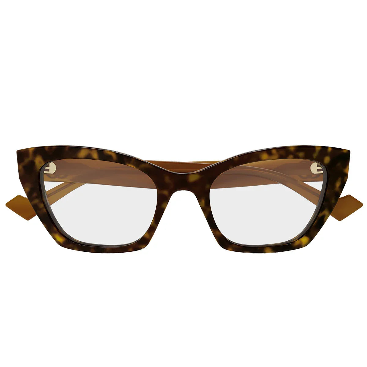 Gucci Eyeglasses Gg1334 O 005 Brown/Transparent Women