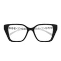 Gucci Prescription Glasses Gg1969 O 002 Silver Black/Transparent Women