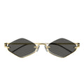 Gucci Sunglasses Gg1604 S 001 Gold/Gray Unisex