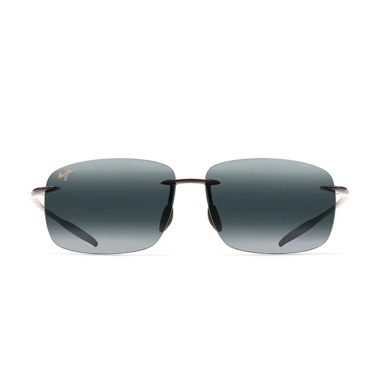 Maui Jim Sunglasses Breakwall 422 02 Glossy Black/Gray Unisex Polarized