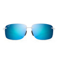 Maui Jim Sunglasses Hema B443 05 Cm Blue/Matte Crystal Unisex Polarized