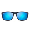Maui Jim Sunglasses Huelo B449 03 Matte Blue/Blue Unisex Polarized