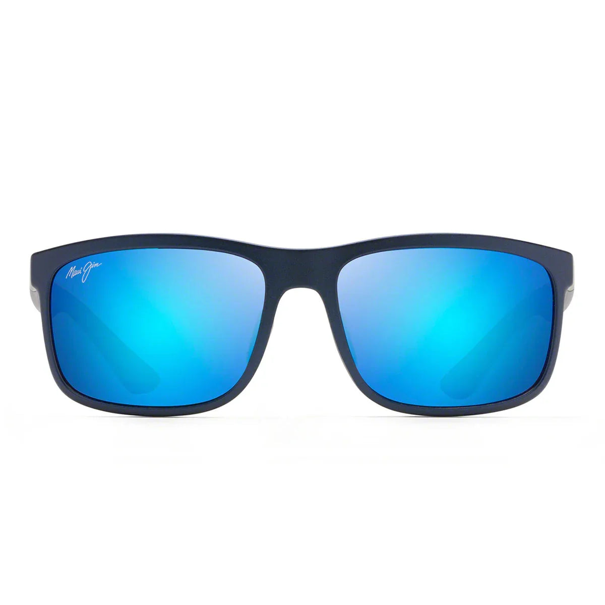 Maui Jim Sunglasses Huelo B449 03 Matte Blue/Blue Unisex Polarized