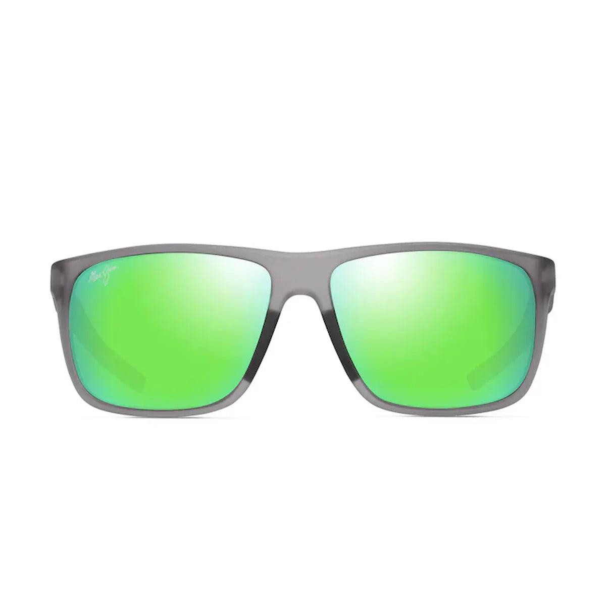 Maui Jim Sunglasses Lehopulu Gm598 14 Mj0598 S 004 Matte Gray/Maui Green® Unisex Polarized